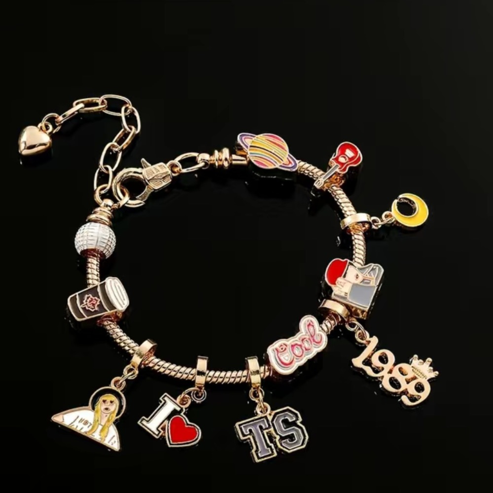 Taylor Swift TRAVIS Eras BFF Charm Bracelet Fan Concert Gear
